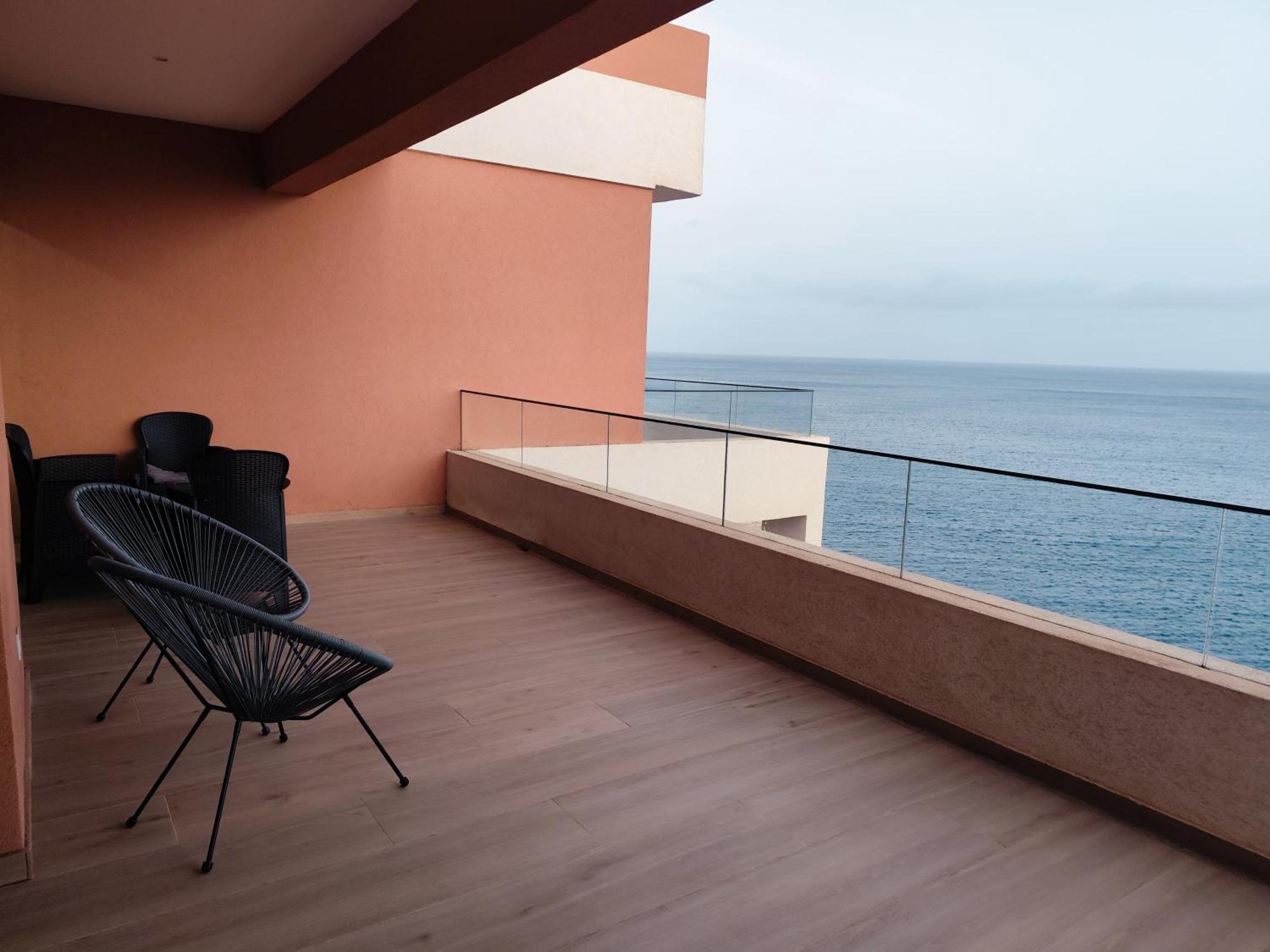 Ocean Mirror Apartment Praia Chambre photo